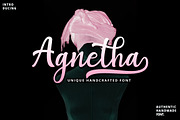 Agnetha, a Script Font by Uloel Design (Thumbnail 1 of 6)