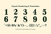 Clyante - Vintage Serif Handdrawn, a Serif Font by Pandeka Studio (Thumbnail 9 of 9)