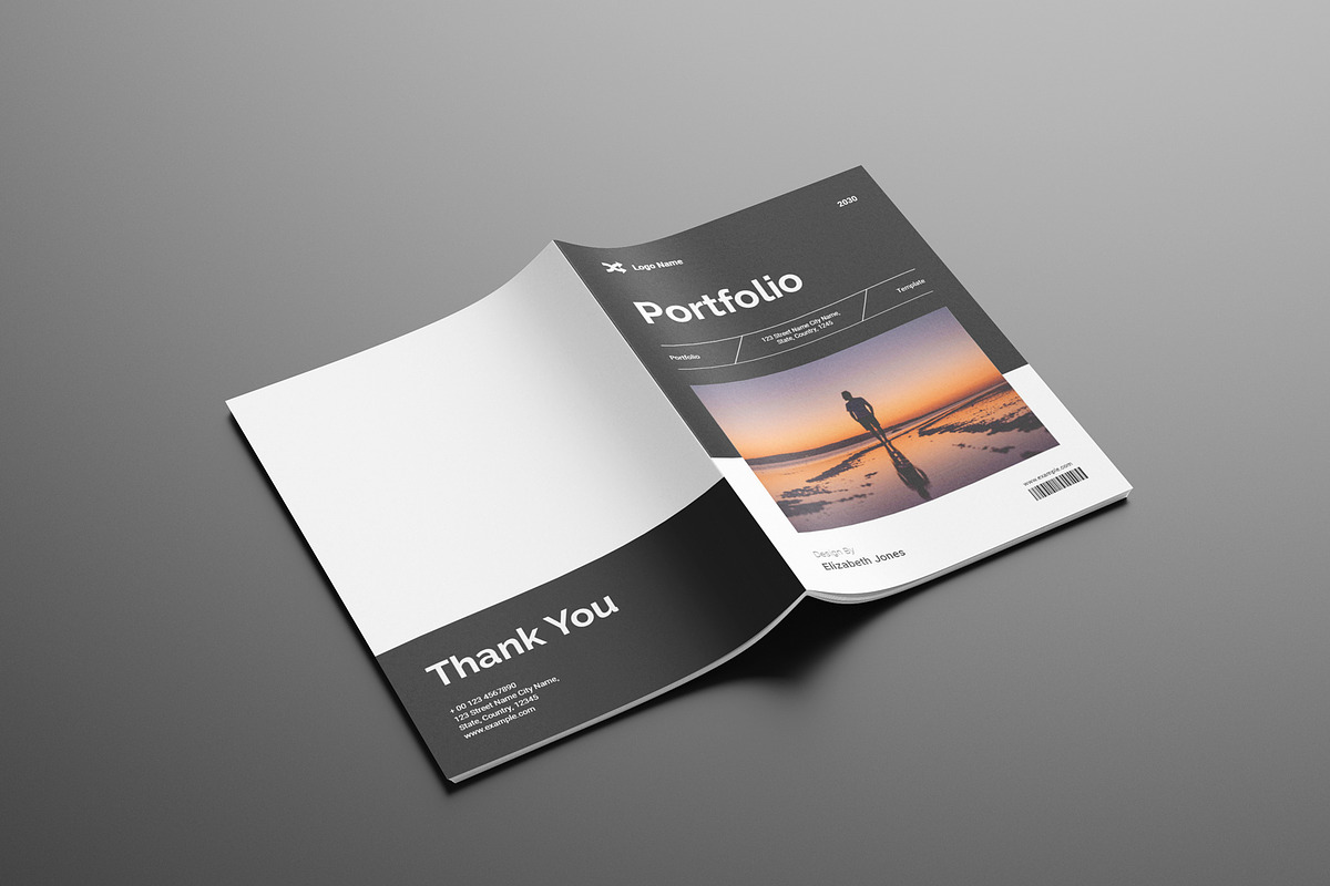Modern Portfolio Template, a Magazine Template by Seeing-art (Photo 9 of 11)