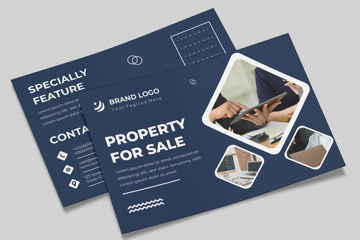 Real Estate Postcard Design Template, a Stationery Template by MightyDesign (Photo 2 of 8)