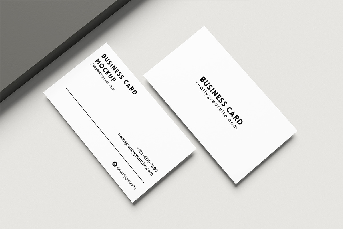 Business Card Mockup, an Advertising Mockup by swsi-studio (Photo 3 of 5)
