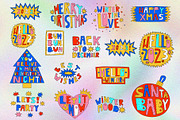 1970 PSYCHEDELIC CHRISTMAS LETTERING, an Illustration by okchizh (Thumbnail 3 of 6)