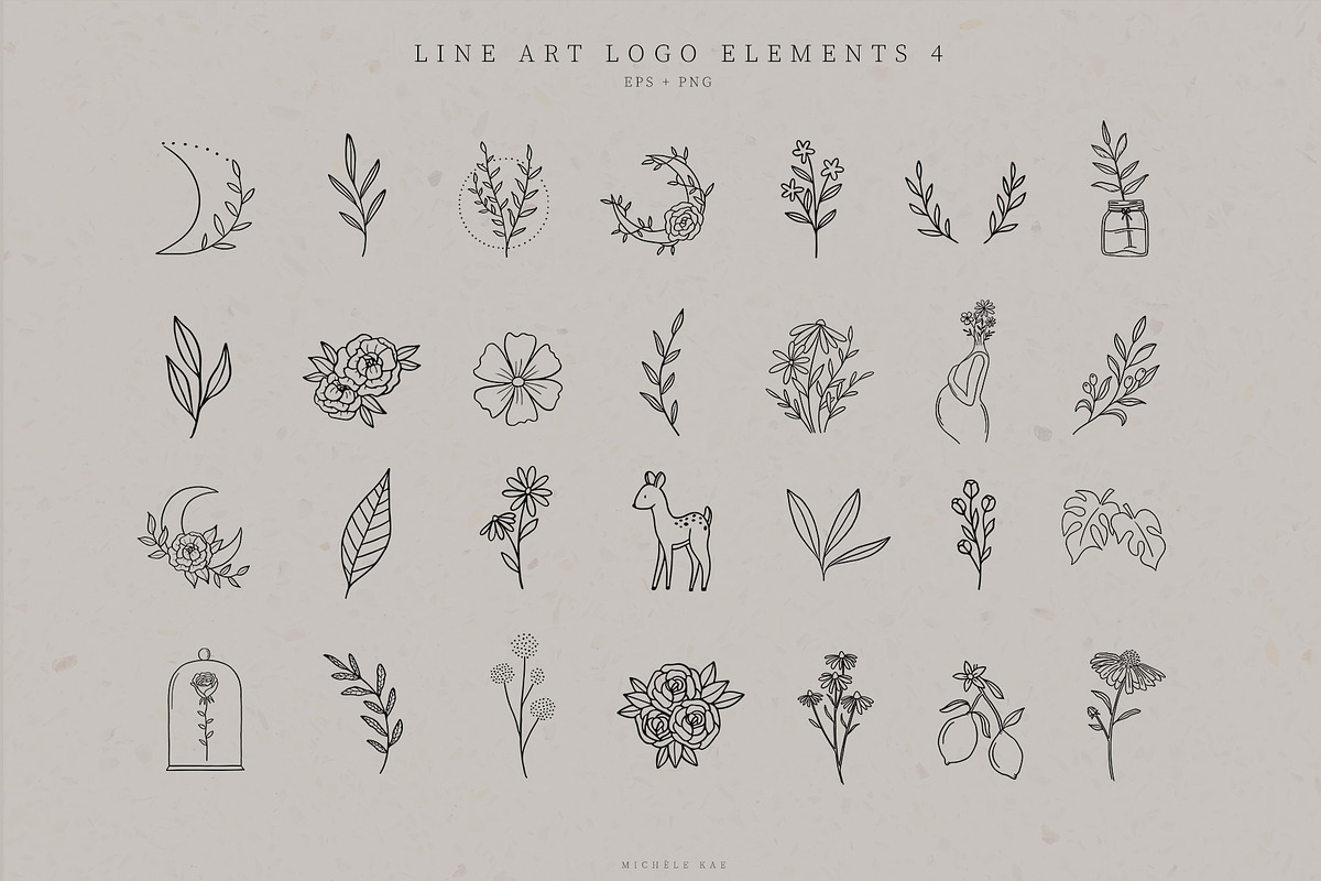 Logo Elements Mystical, a Work Illustration by Michèle Kae (Photo 1 of 5)