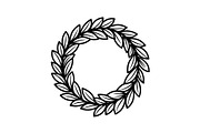 Leaf Laurel Wreath Frame Bundle, an Illustration by Gaye Art (Thumbnail 21 of 51)