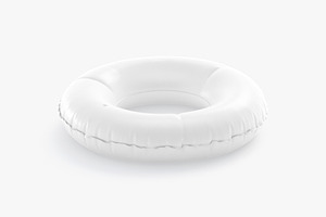 Swim Ring White 3D Model