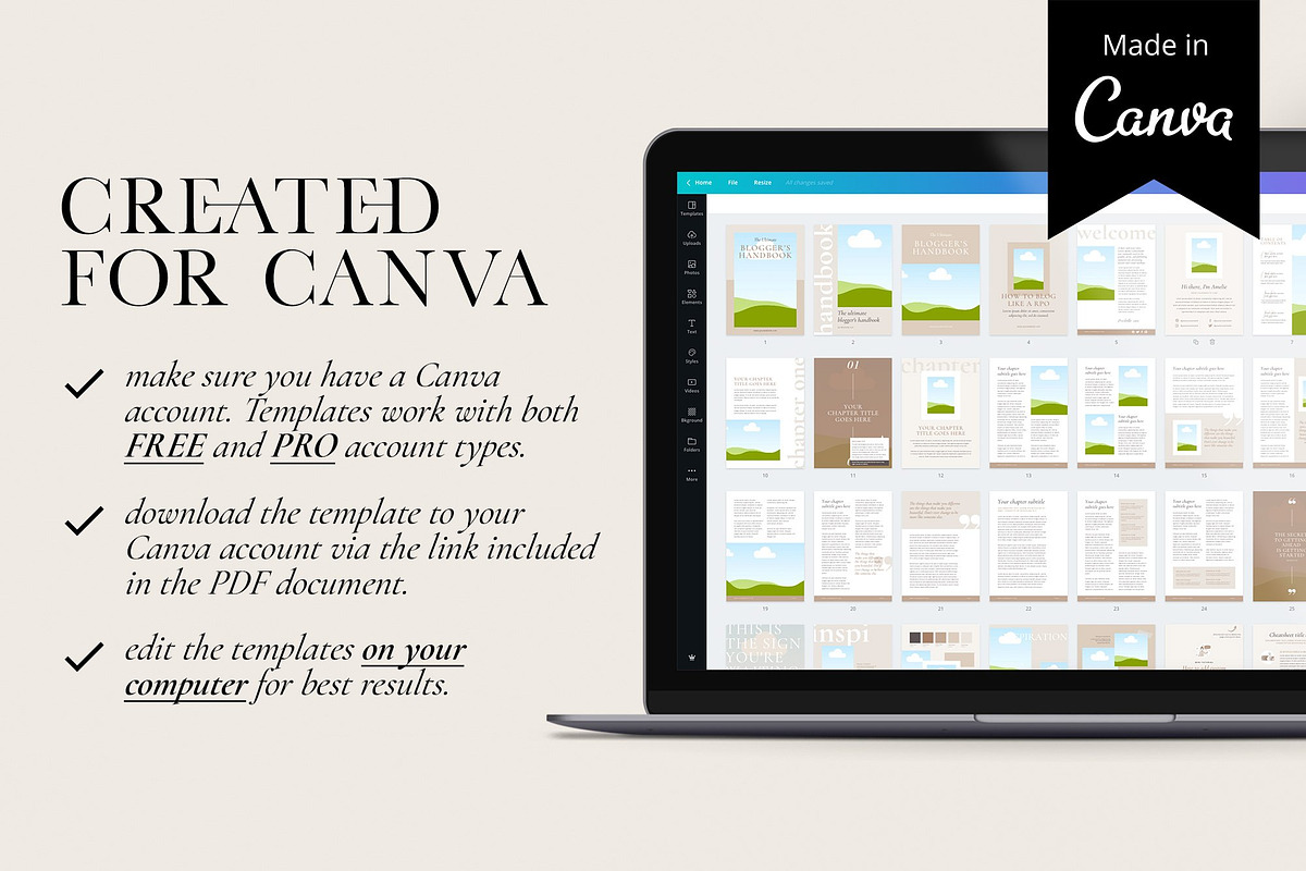 Elegant Ebook Template CANVA, a Magazine Template by Studio Loire (Photo 13 of 21)