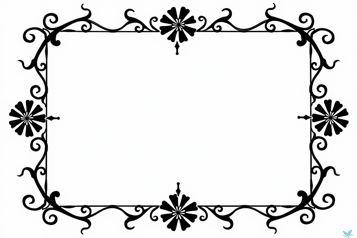 Decorative Frame Vector Bundle, an Illustration by yasushie (Photo 6 of 9)
