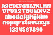Jacklin - Groovy Bubble Font, a Sans Serif Font by Font Liner (Thumbnail 11 of 12)