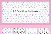 20 Seamless Patterns, a Pattern Graphic by vectorbugs (Thumbnail 2 of 8)