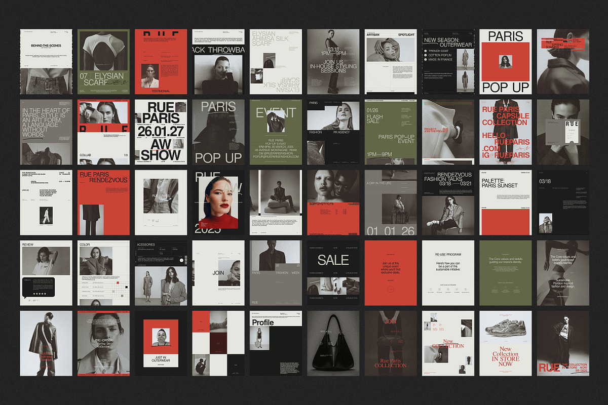 RUE | Social Media Kit, a Social Media Template by Studio Standard (Photo 12 of 12)