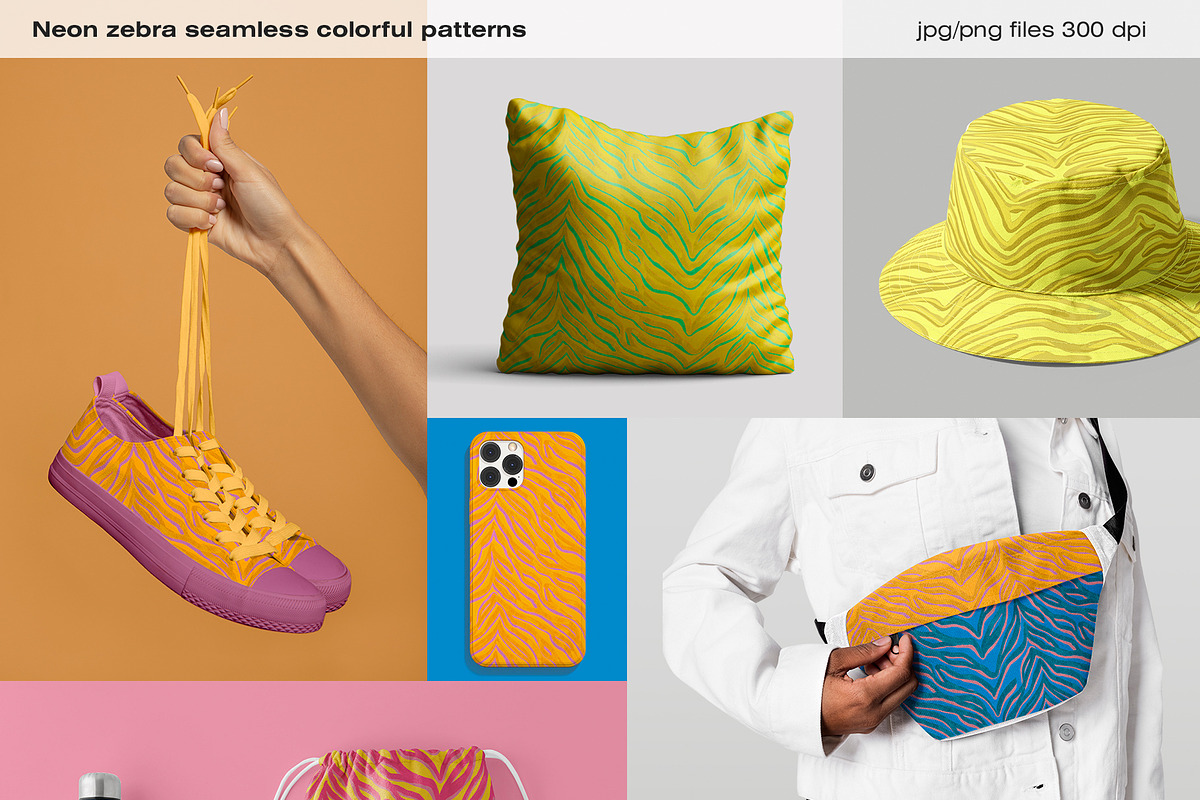 Wild Acid Animal patterns, a Pattern Graphic by ANAKOTO (Photo 3 of 9)