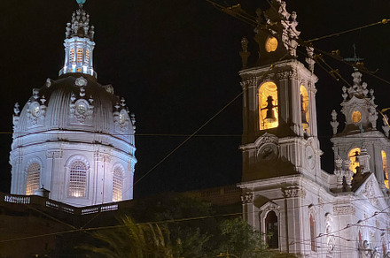 Cathedral at night n Lisbon, Portugal, a Holiday Photo by sebastianaraw