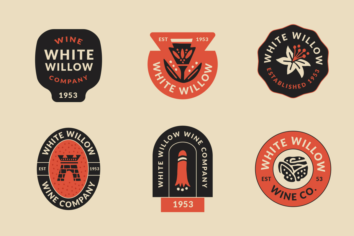 Abstract Linocut Badge Builder, a Branding & Logo Template by ClayStudio (Photo 12 of 12)