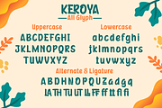 Keroya | Display Playful Font, a Sans Serif Font by twinstd (Thumbnail 8 of 10)
