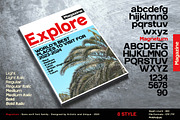 Magnetum - Sans serif font family, a Sans Serif Font by Artistic & Unique (Thumbnail 8 of 15)