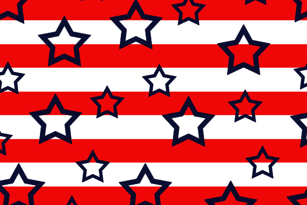 Fourth of July Blue Star Burst, a Background Graphic by Sharon Schwalbe (Photo 7 of 7)