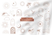 Sun bohemian logo tempplate 1#, a Branding & Logo Template by Piixypeach (Thumbnail 4 of 8)
