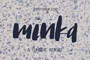Minka Font, a Script Font by SophieSaxo (Thumbnail 1 of 8)