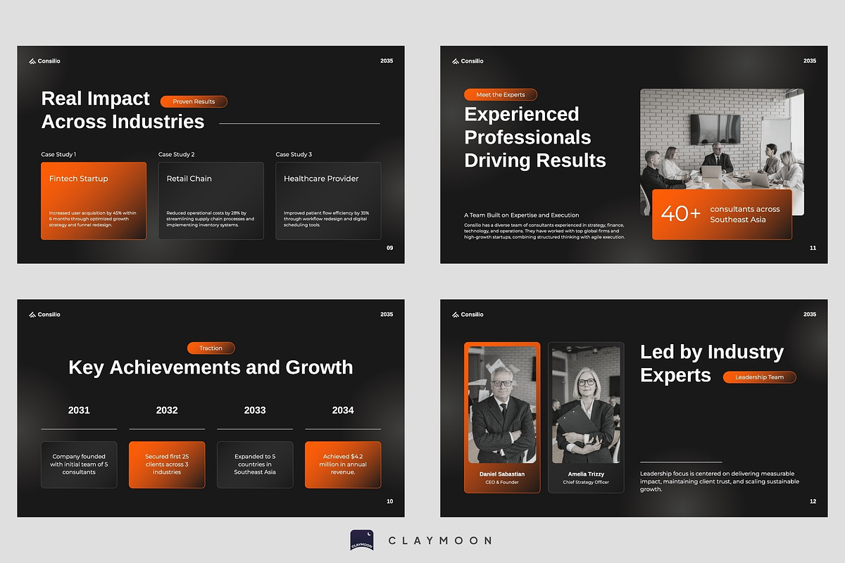 Consulting Deck & Business Advisory, a Presentation Template by Claymoon Lab (Photo 5 of 7)
