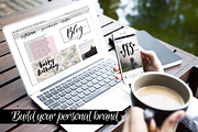 Blog Social Media Handlettering Pack, a Social Media Template by Spencerian Sisters (Thumbnail 2 of 7)