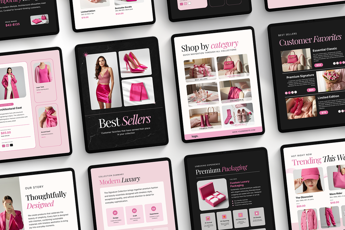 Wholesale Catalog Canva Template, a Brochure Template by DigiPax (Photo 5 of 10)