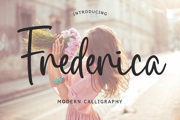 Frederica Script Font preview 8