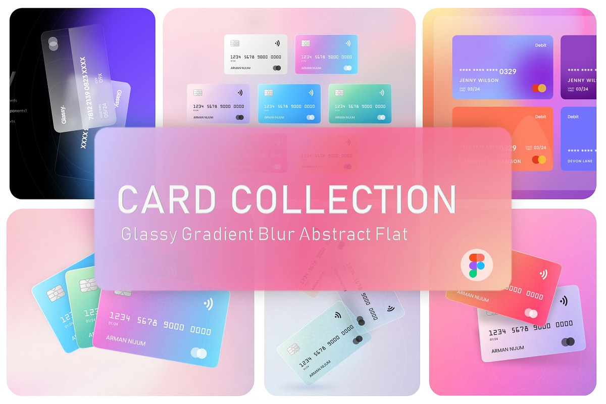 Cartoo - Figma Card Designs Pack, a Card Template by Indisains (Photo 1 of 8)