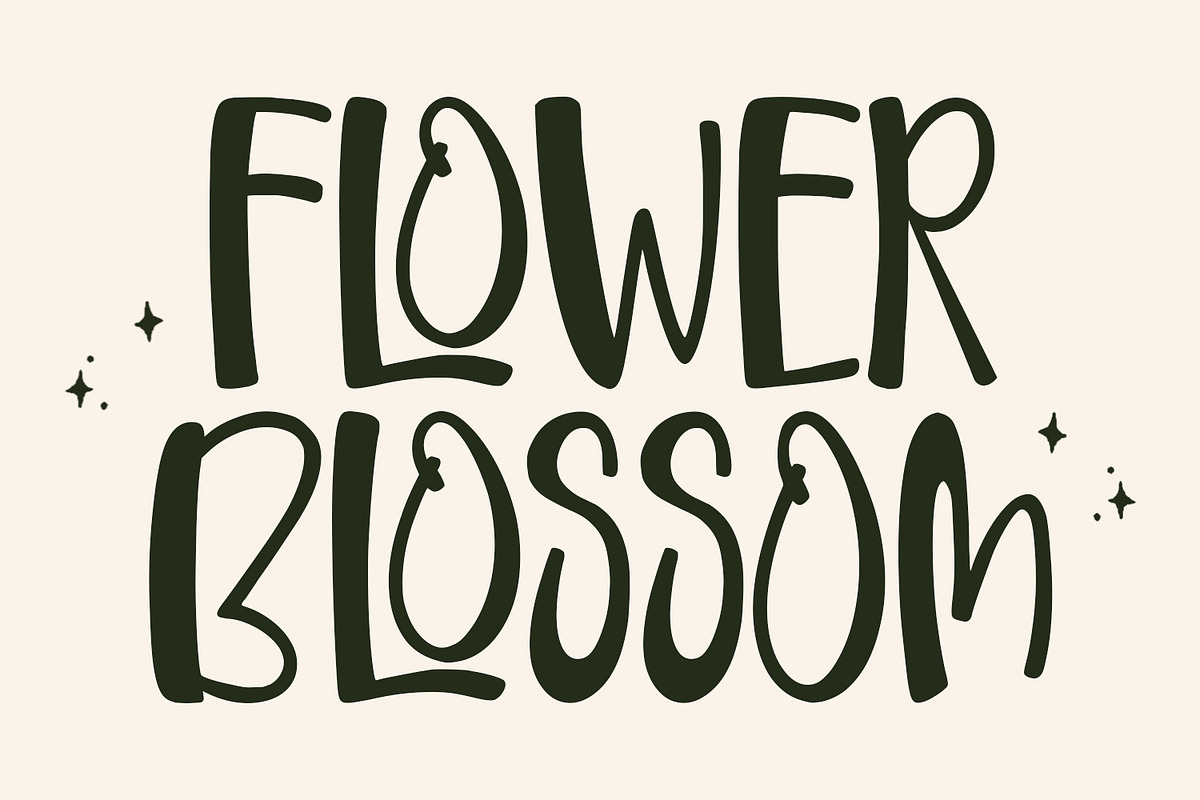 Bloerd Xlospun Cute Kids Display, a Handwritten Font by Maulana Creative (Photo 8 of 8)