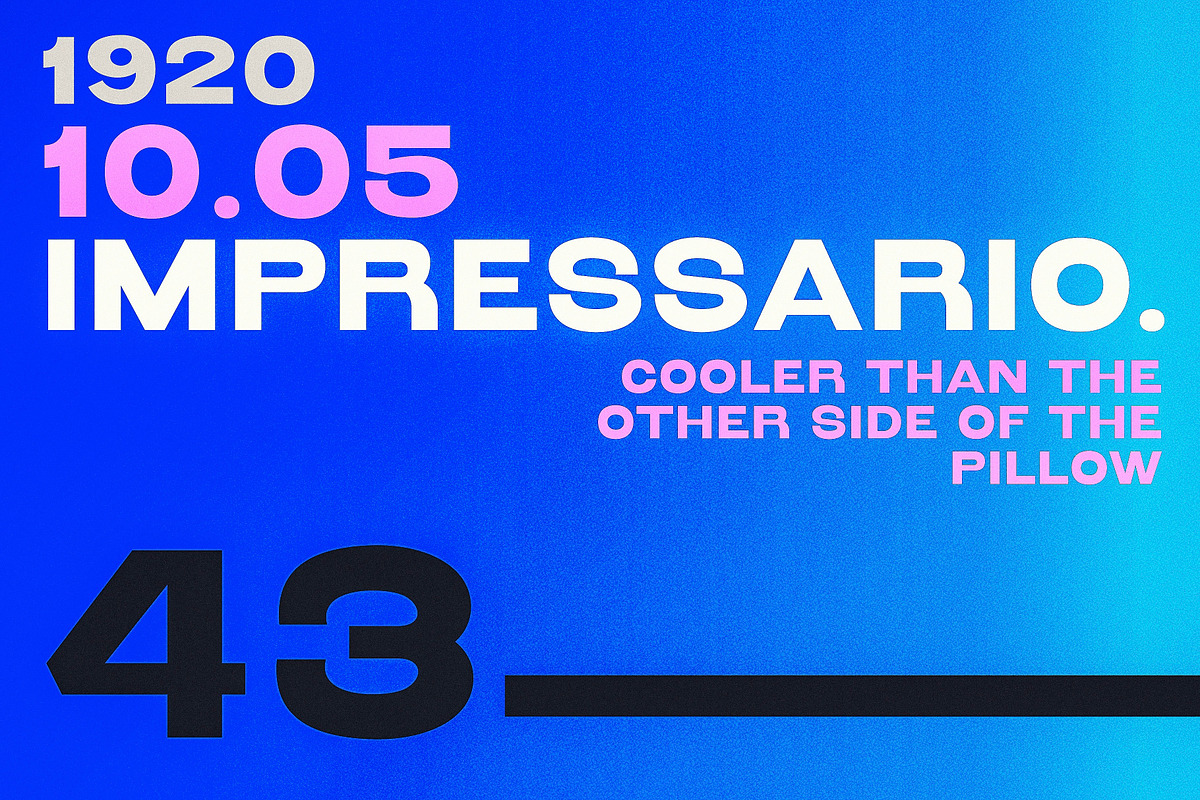 Impressario | Vintage Grotesk, a Sans Serif Font by Artifact Bazaar (Photo 7 of 8)