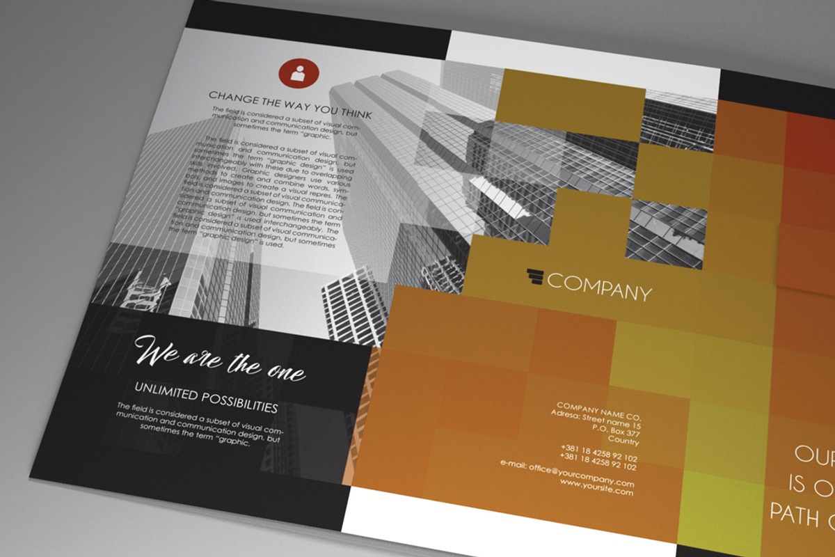 Indesign Brochure Square tiles, a Brochure Template by RudanStudio (Photo 3 of 7)