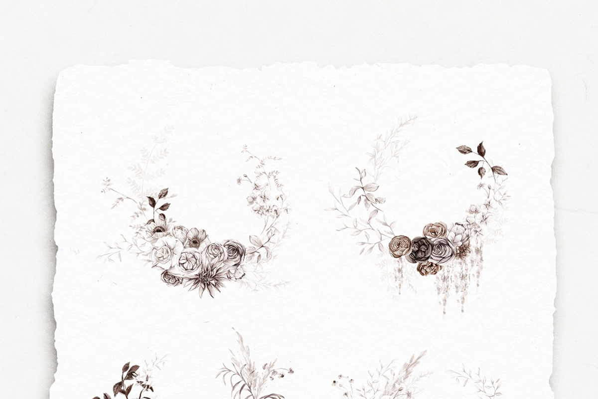 Neutral Boho Flowers, an Illustration by BlumenSoul (Photo 2 of 13)