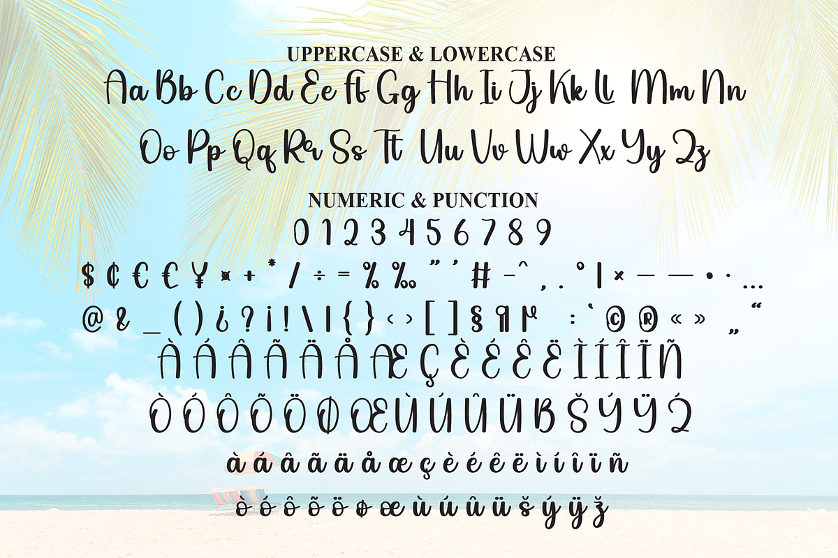 Beach Summer | Script Font, a Handwritten Font by Scratchones (Photo 7 of 8)