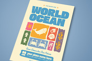 Ocean World Day Flyer, a Flyer Template by megarez (Thumbnail 3 of 3)