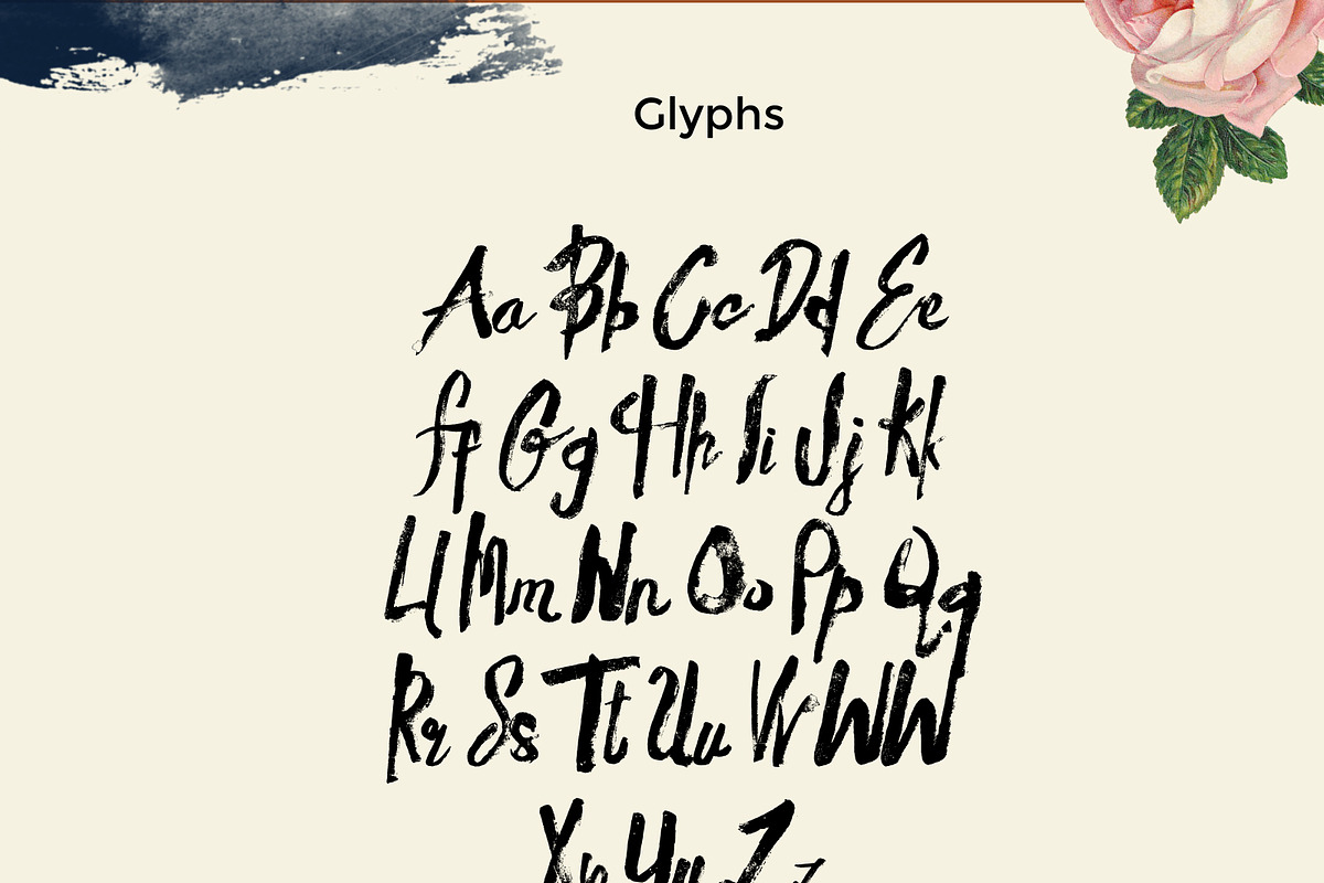 Basik Rough Typeface+bonus (70%off) preview 3