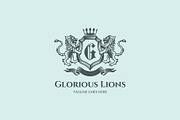 Glorious Lions Letter G Shield Logo, a Branding & Logo Template by ashenterprise (Thumbnail 2 of 3)