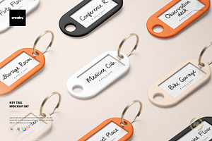 Key Tag Mockup Set