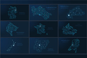 Maps in the form of the night sky, a Technology Illustration by Infographics project (Thumbnail 4 of 9)