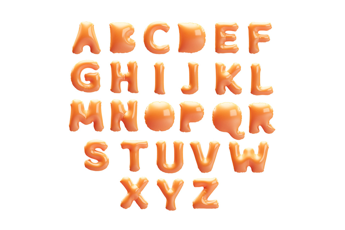 Balloon 3D Letters, an Object Graphic by GK Creative (Photo 10 of 10)