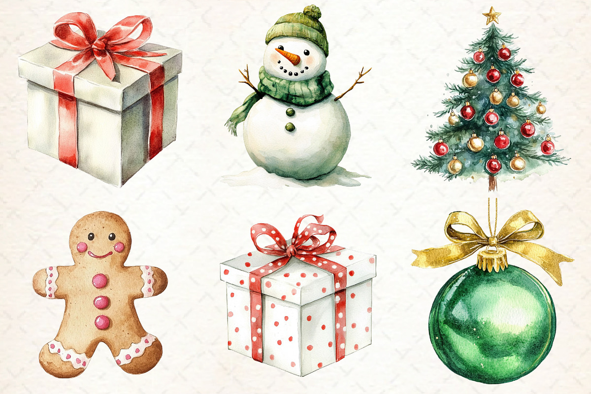Glitter Cute Christmas Sublimation, an Illustration by Libby Wishes (Photo 5 of 8)