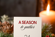 Holiday Christmas Card Mockup Bundle, an Advertising Mockup by Serenefeeling (Thumbnail 3 of 11)