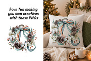 Vintage Christmas Clipart - 38 PNG, a Seasonal Illustration by InkyQueenArt (Thumbnail 5 of 8)