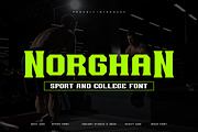 Norghan - College Font, a Serif Font by Iqsiart Studio (Thumbnail 1 of 6)