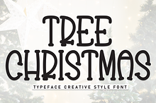 Tree Christmas | Script Font