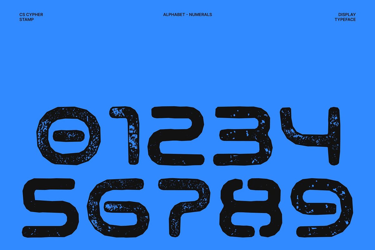 CS Cypher Stamp, a Sans Serif Font by Craft Supply Co. (Photo 5 of 8)