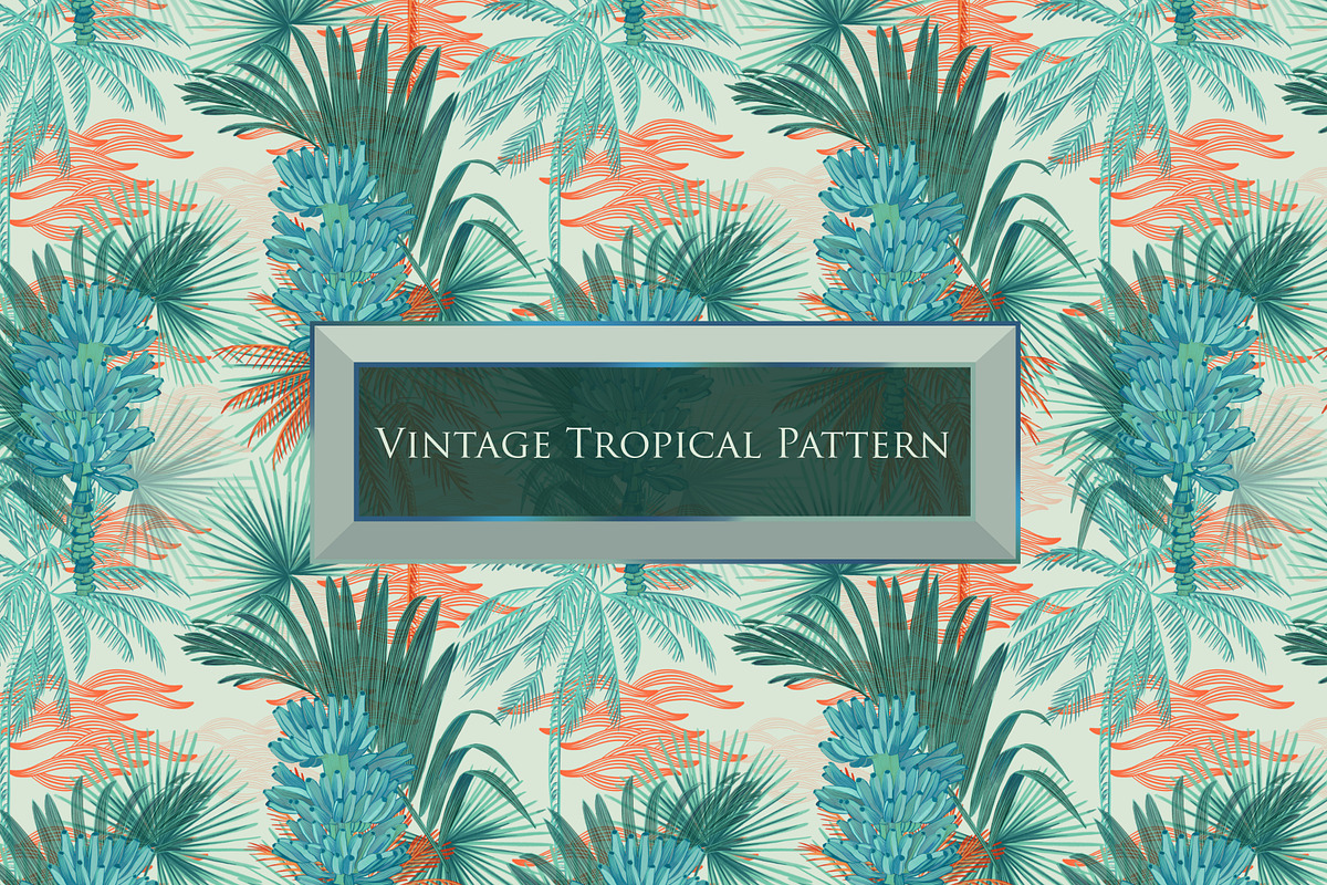 Tropical vintage pattern, a Pattern Graphic by ANAKOTO (Photo 22 of 24)