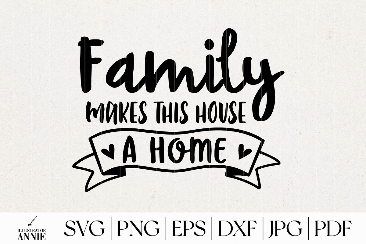 Family SVG Bundle - Family Quotes, an Object Graphic by IllustratorAnnie (Photo 3 of 5)