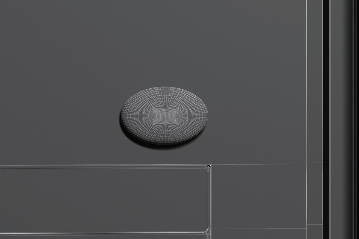 White Oval Fridge Magnet 3D Model, an Object 3D Model by rebrandy (Photo 8 of 9)