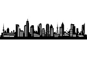 City Skyline Silhouette Bundle, an Object Graphic by Creativeshirt (Thumbnail 20 of 20)