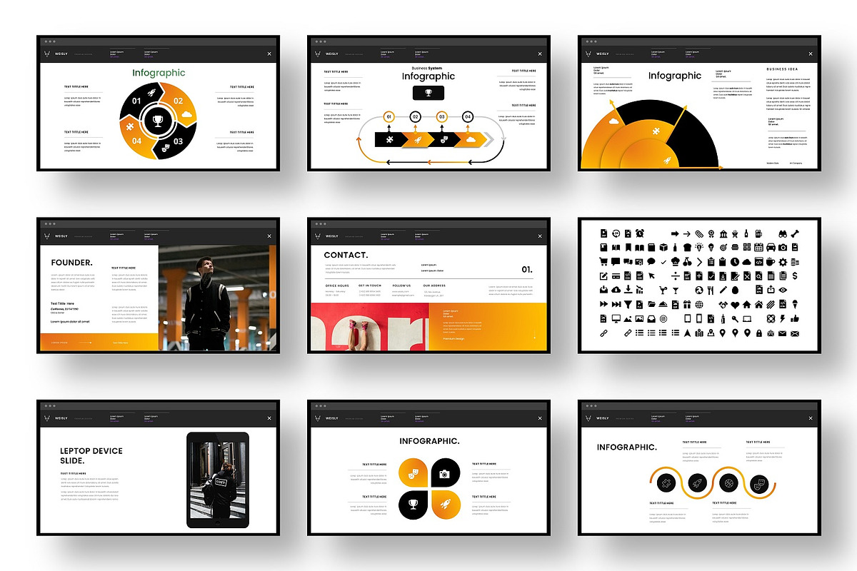 Weisly - Business Google Slide, a Presentation Template by Dens Creative Studio (Photo 5 of 6)