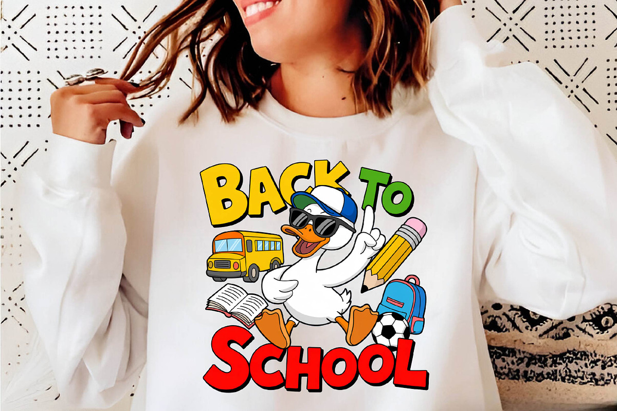 Back to School Png School Goose Png, an Illustration by CreationArt (Photo 5 of 5)